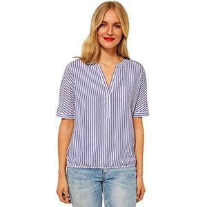 Street One A343261 blouse met strepen, origineel, 44 dames, Origineel blauw