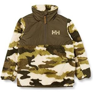 Helly Hansen Champ trui met halve ritssluiting voor kinderen, 431 Utility Camouflage groen