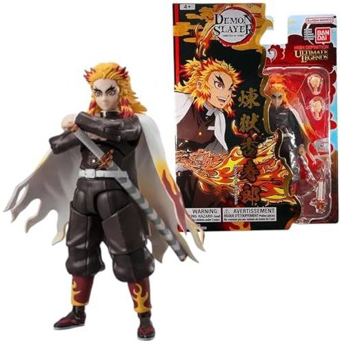 Bandai - Ultimate Legends HD - Demon Slayer actiefiguur 12 cm - Kyojiro Rengoku - Officiële licentie Demon Slayer - Rengoku figuur beweegbaar - Speelgoed voor kinderen vanaf 4 jaar - VE88964