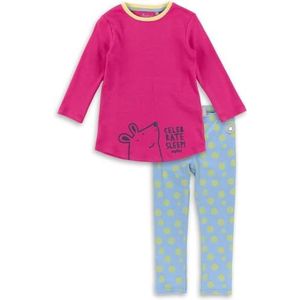 Sigikid Mini meisjes pyjama biologisch katoen roze blauw 98, roze/blauw