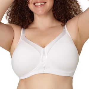 Playtex BH zonder beugel, sensationeel elegant, 18 uur beha's voor dames, Wit.