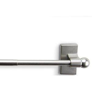 Rod Desyne MAG-15 Gordijnroede magnetisch nikkel gesatineerd 43-76 cm