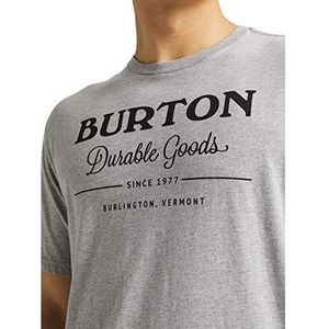 Burton Durable Goods T-Shirt Homme Gray Heather FR: M (Taille Fabricant: M)