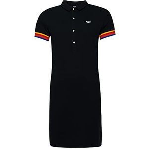 Superdry Vintage Stripe Polo Dress Eclipse Navy 36 Dames Marineblauw (Eclipse Navy), 36, Marineblauw (Eclipse Navy)