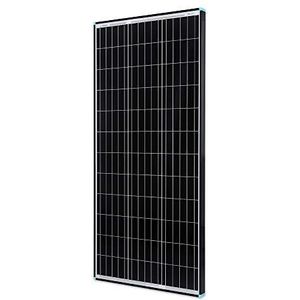 RENOGY Monokristallijn zonnepaneel 100 W 12 V (slank design) - fotovoltaïsch zonnepaneel - ideaal voor het opladen van 12 V accu's - voor camper, tuin, camper, boot - zwart