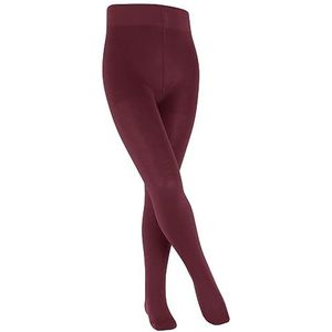 FALKE Family Uniseks panty voor kinderen, katoen, duurzaam, milieuvriendelijk, wit, zwart, meer kleuren, middelhoge taille, zonder patroon, voor winter of zomer, 1 paar, Rood (Ruby 8830) nieuw -