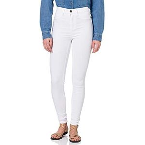 Noisy May NOS DE Nmcallie Hw Skinny Jeans BW BG Noos dames, Helder Wit