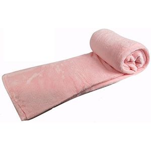 Luxe deken met bont 450 – 100% polyester – teddybeer – Rosa M6 – 220 x 240 cm