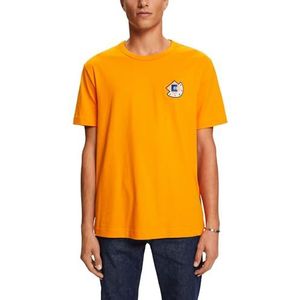 ESPRIT Esprit T-shirt voor heren, 830 / Oranje Goud
