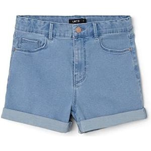 NAME IT Nlftaulsine DNM Slim Noos Shorts voor meisjes, lichtblauw, 164, Jeansblauw licht