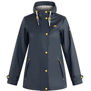 Schmuddelwedda dames regenjas 34319183, navy/lichtgrijs melange