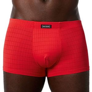 bruno banani Hipshort Check Line 2.0 Boxershorts voor heren, Rood (rood geruit 1070).