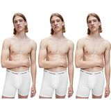 Calvin Klein Ajust Boxershorts (3 stuks) voor heren, wit, S