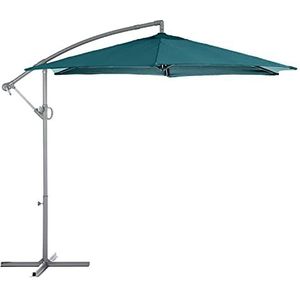 Janeiro parasol, rond, 3 m, eendenblauw