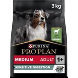 Purina Pro PLAN Hondenvoer middelgroot voor volwassenen met optimalisatie, rijk aan lamsvlees, per stuk verpakt (1 x 3 kg)
