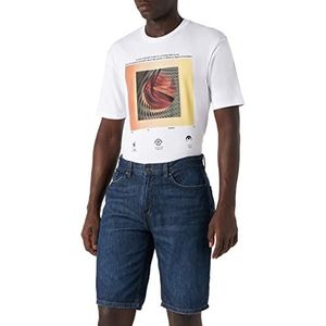 Springfield Bermuda van jeans, regulair, lichtgewicht, medium lingerie, shorts voor heren, turquoise/eend, 34, turquoise / eend