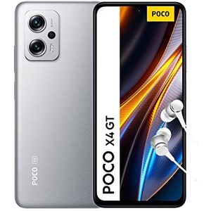 Xiaomi POCO X4 GT 5G, Smartphone 8 + 256 GB, 6,6 inch 144 Hz Dynamic Switch, MediaTek Dimensity 8100, Triple Camera 64 MP, 5080 mAh, Turbo Charge 67 W, grijs