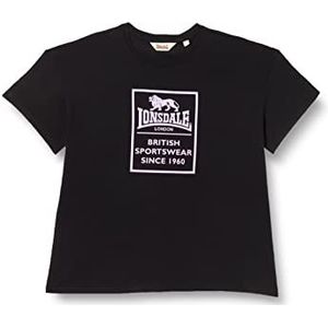 Lonsdale Ramscraigs dames t-shirt, zwart/lila