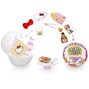 MGA's Miniverse Make It Mini Food Sanrio Hello Kitty – mini-verzamelobjecten, ondoorzichtige verpakking, mysterie-verpakking, kunsthars, replica van levensmiddelen vanaf 8 jaar, niet eetbaar