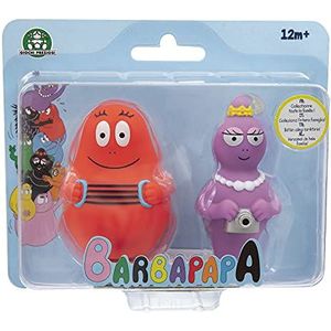 Barbapapà - Barbabella en Barbefort, set van 2 minifiguren, serie 1, verzamel ze allemaal, voor kinderen vanaf 12 maanden, Giochi Preziosi, BAP04300