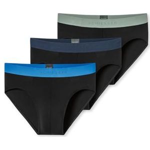 Schiesser Schiesser Herren 3 stuks slips biologisch katoen - 95/5 multipack slips heren, Gesorteerd 10_180193, 4XL