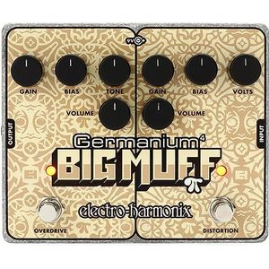 electro-harmonix Germanium 4 Big Muff G4BM elektrische gitaar met synthesizer