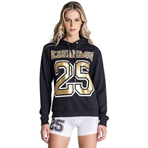 Gianni Kavanagh The League oversized hoodie voor dames, zwart, zwart.