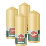 Bolsius - Gladde Stompkaarsen - 15cm - 4 stuks - Beige