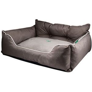 UNITED COLORS OF BENETTON. Pets Ergonomisch hondenbed voor grote honden, bruin, 90 x 70 x 28 cm, overtrek machinewasbaar