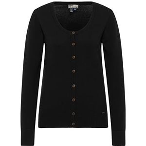 TALOON Cardigan pour femme, Noir, M-L