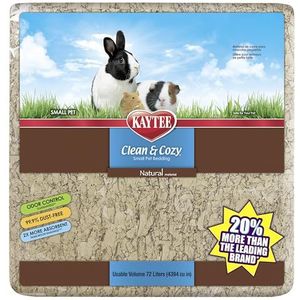 Kaytee Superpet, Clean & Cozy strooisel voor kleine huisdieren zoals muizen, gerbils, knaagdieren, hamsters, konijnen, bijzonder absorberende papieren strooisel, 99,9% stofvrij