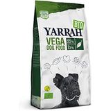 YARRAH Vega - Biologisch vegetarisch droogvoer voor honden - Voor alle rassen en leeftijden - Prachtig biologisch hondenvoer - 7 kg - 100% biologisch en zonder kunstmatige toevoegingen -