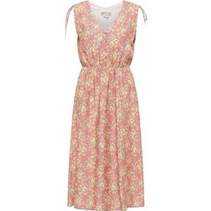 JANTJEL Robe pour femme avec imprimé floral 10522468-JA04, rose beige, taille XL, Robe avec imprimé floral, XL