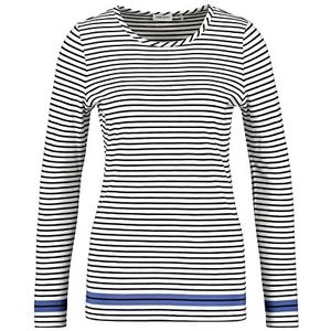 Gerry Weber 977007-35004 T-Shirt, Bleu/écru/Blanc, 40 Femme