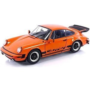 Solido 1:18 Porsche 911 3.2 Oranje Miniatuur Voertuig Model