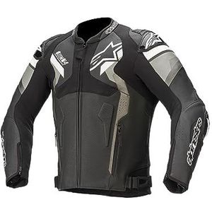 Alpinestars Atem V4 Leren herenjack, zwart/grijs/wit