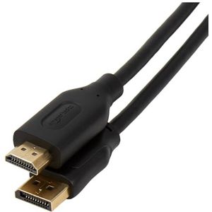 Amazon Basics DisplayPort naar HDMI-kabel, 1,8 m, 10 Stuk
