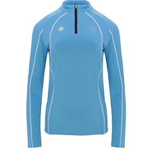 Izas Palma fleeceshirt voor dames, lange mouwen, turquoise, M