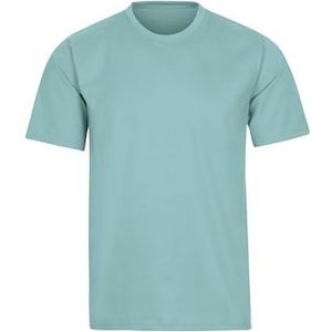 Trigema Deluxe katoenen T-shirt, IJsblauw