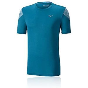 Mizuno Flex Skort dames T-shirt glanzend blauw XL, Briljant blauw