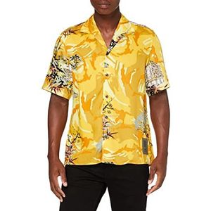 G-STAR RAW Hawaiiaans T-shirt voor heren, meerkleurig (Nederlands Hawaï-geel C824-C552)