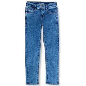 s.Oliver Junior Straight Leg Jeans, Jambe Droite Pete, Blue, 134 Garçons, bleu