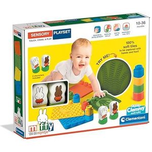 Clementoni Soft Clemmy - Nijntje Sensory Mat - Baby Speelmat - Interactief Speelgoed