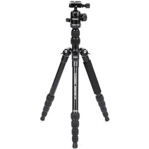 Caruba Travelstar aluminium camera statief - lichtgewicht camerastatief - 360 graden kogelkop voor optimaal gebruik