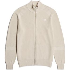 G-Star RAW Tricot zippé détaillé, Blanc (Whitebait D25746-c868-1603), XS