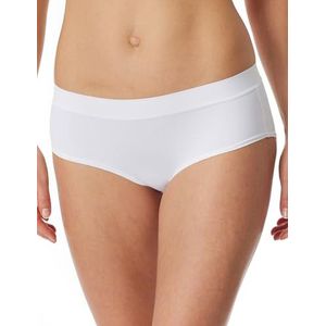 Schiesser Sous-vêtement pour femme Culotte simple en jersey unique Micro culotte hipster, blanc_181422, 38, Blanc_181422, 40