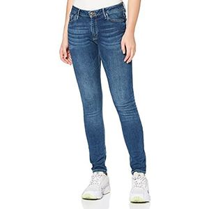 Cross Alan Skinny damesjeans, donkerblauw (101), 25W / 30L, donkerblauw (101)