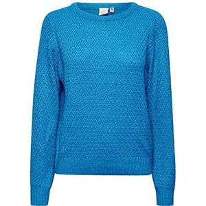 ICHI sweater dames, 184140/French Blue, XL, 184140/French Blue