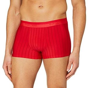 Hom - Comfort Boxer Briefs 'Chic' voor heren - Retro semi-transparante shorts, Rood