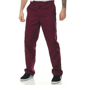 Dickies Werkbroek voor heren, recht, bruin (bordeau)